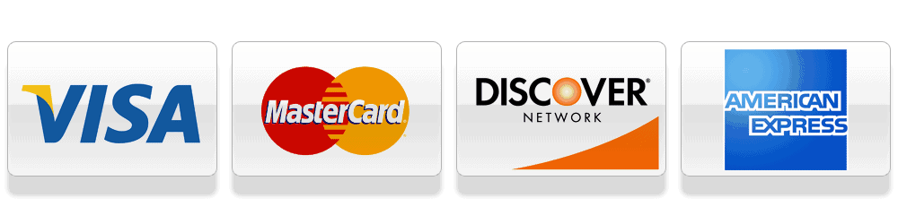 credit cards we accept